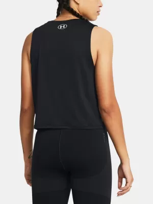 Damen-Tanktop UNDER ARMOUR VANISH ENERGY CROP TANK 1383654-001 SCHWARZ