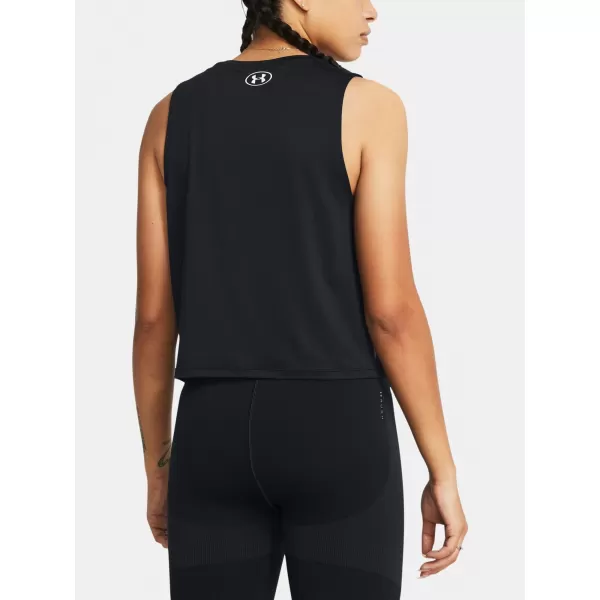  Damen-Tanktop UNDER ARMOUR VANISH ENERGY CROP TANK 1383654-001 SCHWARZ 