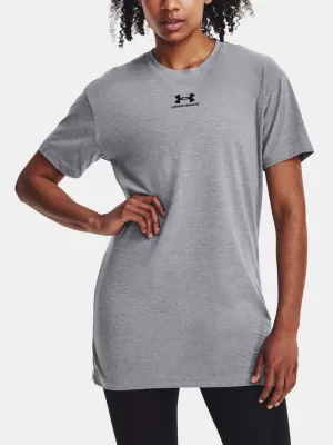 Damen-T-Shirt UNDER ARMOUR W EXTENDED SS NEW 1383429-035 GRAU