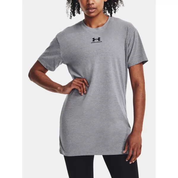  Damen-T-Shirt UNDER ARMOUR W EXTENDED SS NEW 1383429-035 GRAU 