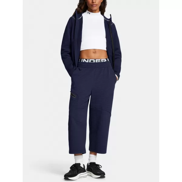  Sporthose für Damen UNDER ARMOUR UNSTOPPABLE FLC GRID CROP 1386492-410 BLAU 