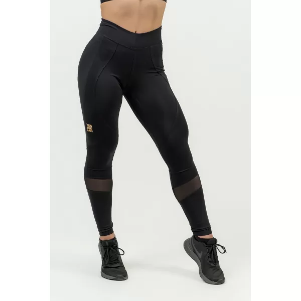  Formende Push-up-Leggings für Damen INTENSE Heart-Shaped 843 BLACK/GOLD Nebbia 