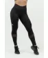 Formende Push-up-Leggings für Damen INTENSE Heart-Shaped 843 BLACK/GOLD Nebbia
