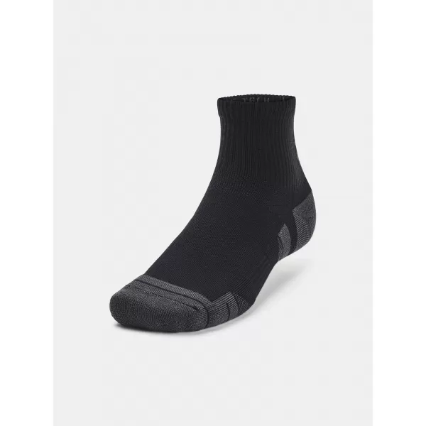  Socken UNDER ARMOUR PERFORMANCE TECH QTR (3 PÁRY) 1379510-001 SCHWARZ 