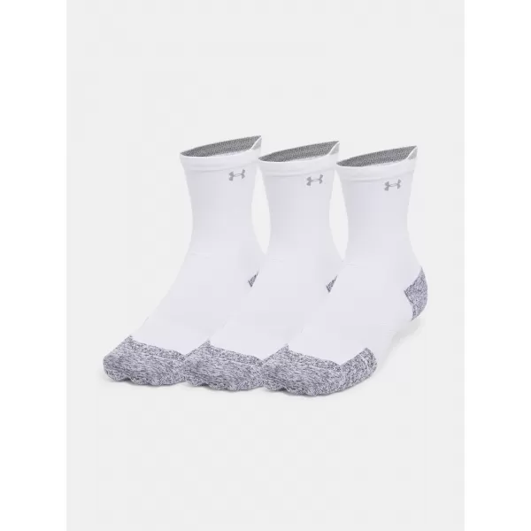  Socken UNDER ARMOUR AD RUN CUSHION CREW (3 PÁRY) 1387043-101 WEIß 