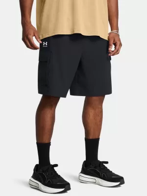 Herrenshorts UNDER ARMOUR VIBE WOVEN CARGO SHORT 1386560-001 SCHWARZ