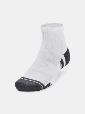 Socken UNDER ARMOUR PERFORMANCE COTTON 3P QTR 1379528-100 WEIß