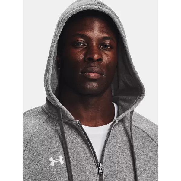  Herren-Sweatshirt UNDER ARMOUR UA RIVAL FLEECE FZ HOODIE GRAU 