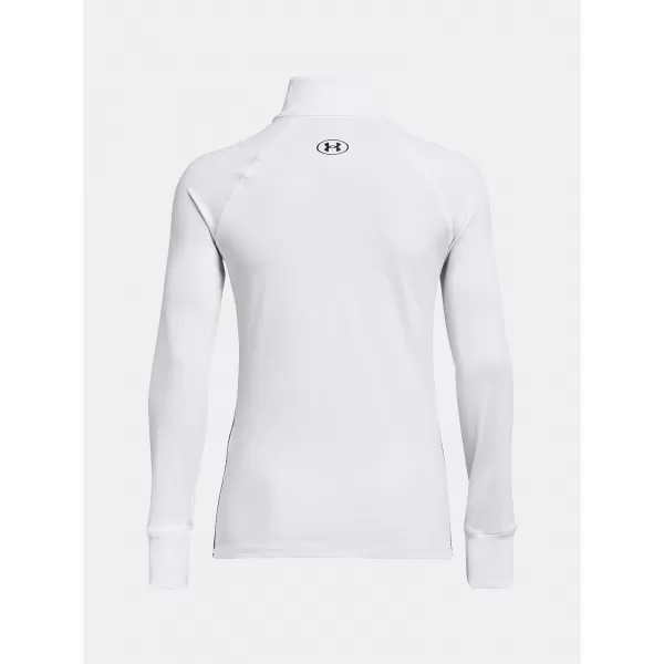  Damen-T-Shirt UNDER ARMOUR TRAIN CW 1/2 ZIP 1379886-100 WEIß 