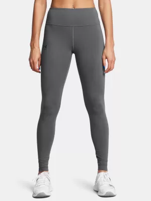 Leggings für Damen UNDER ARMOUR RIVAL LEGGING 1386482-025 GRAU