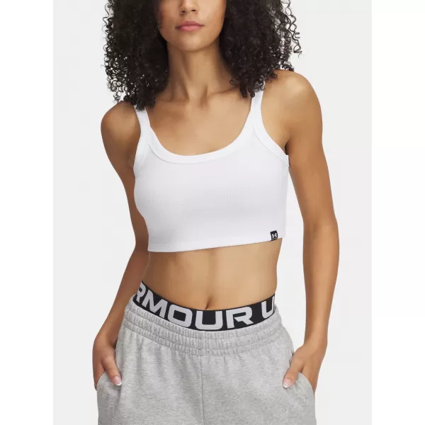  Damen-Tanktop UNDER ARMOUR RIVAL RIB BABY TANK 6000265-100 WEIß 