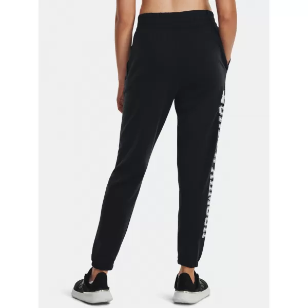  Damen-Jogginghose UNDER ARMOUR RIVAL TERRY GRAPHIC JOGR 1379437-001 SCHWARZ 