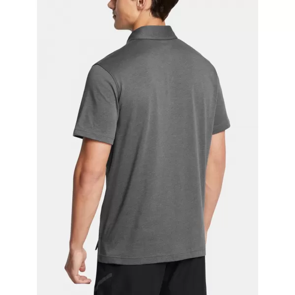  Herren-T-Shirt UNDER ARMOUR ICON POLO 1386608-025 GRAU 