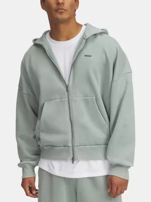 Herren-Sweatshirt UNDER ARMOUR ICON HWT FLEECE WASH FZ 6000651-348 GRÜN