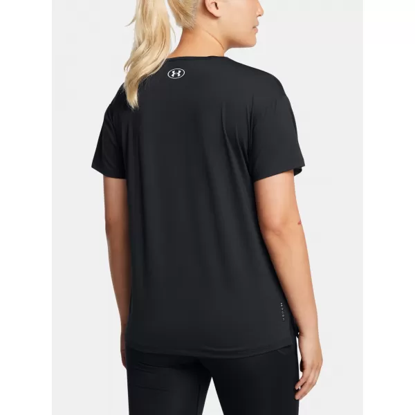  Damen-T-Shirt UNDER ARMOUR VANISH ENERGY SS 2.0 1379141-002 SCHWARZ 