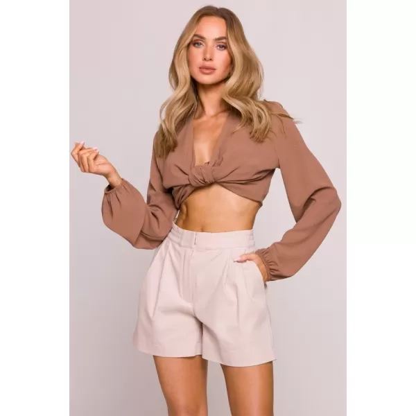  Damen-Shorts MOE M860 BEIGE 