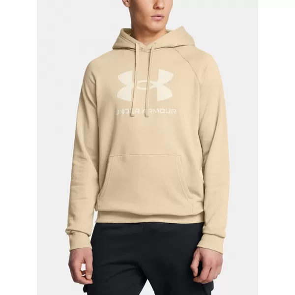  Herren-Sweatshirt UNDER ARMOUR RIVAL FLEECE LOGO HD 1379758-299 BRAUN 