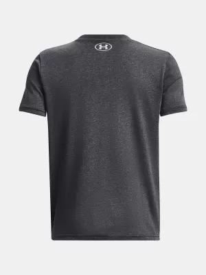 T-Shirt für Jungen UNDER ARMOUR B LOGO WORDMARK SS 1380747-001 SCHWARZ