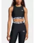 Damen-Tanktop UNDER ARMOUR HEATGEAR RIB TANK 1388694-001 SCHWARZ