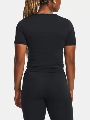 Damen-T-Shirt UNDER ARMOUR TRAIN SEAMLESS SS 1379149-001 SCHWARZ