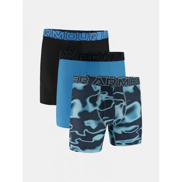  Herren-Boxershorts UNDER ARMOUR M PERF TECH MESH NOV 6IN (3KS) 1383885-494 BLAU 