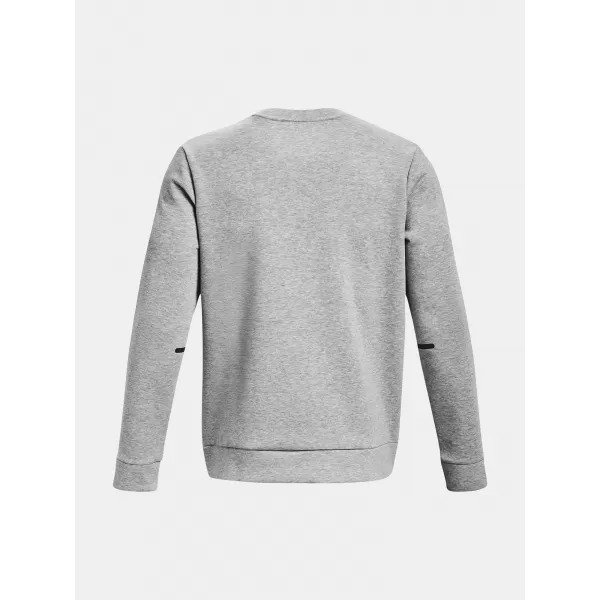  Herren-Sweatshirt UNDER ARMOUR UNSTOPPABLE FLC CREW 1381688-011 GRAU 