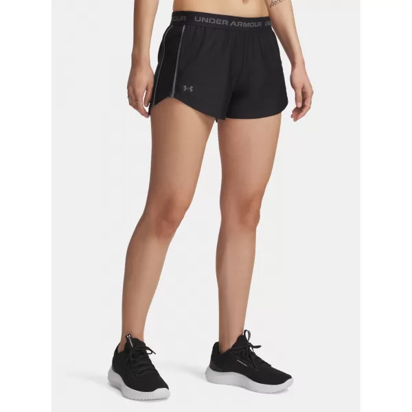  Damen-Shorts UNDER ARMOUR TECH PLAY UP SHORTS 1389882-001 SCHWARZ 