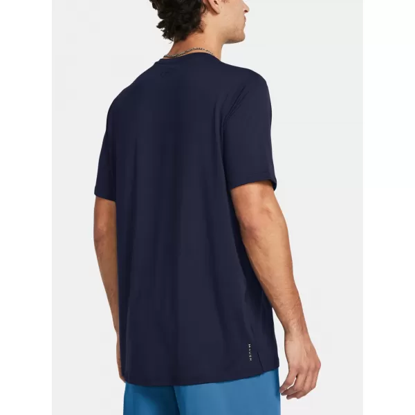  Herren-T-Shirt UNDER ARMOUR VANISH ENERGY SS 1383973-410 BLAU 