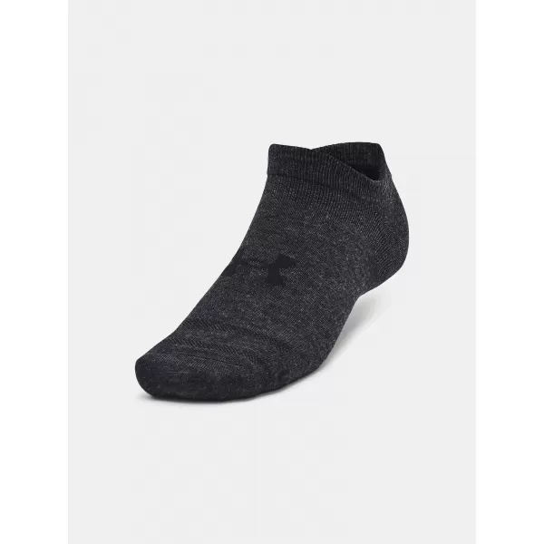  Socken UNDER ARMOUR ESSENTIAL NO SHOW (3 PÁRY) 1382623-001 SCHWARZ 