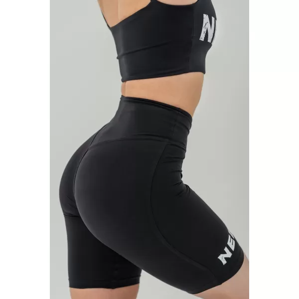  SNATCHED 614 BLACK Nebbia hoch taillierte 9-Zoll-Legging-Shorts 