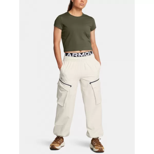  Damen-T-Shirt UNDER ARMOUR MERIDIAN BABY TEE 1387729-390 GRÜN 