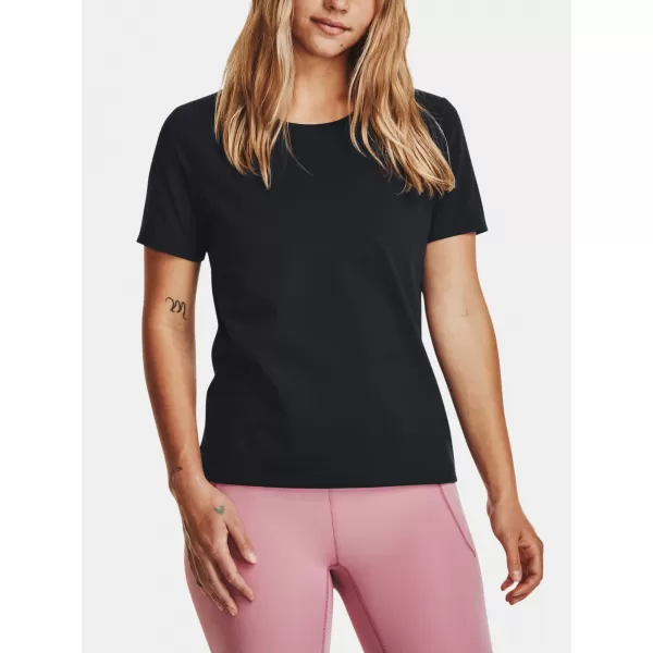  Damen-T-Shirt UNDER ARMOUR MERIDIAN SS 1379155-001 SCHWARZ 