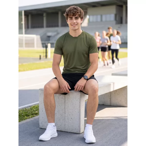  Herren -funktionales Hemd ALTISPORT NoPrint NP/ALM421 MILITÄR 