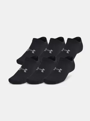Socken UNDER ARMOUR ESSENTIAL NO SHOW (6 PÁRŮ) 1382611-001 SCHWARZ