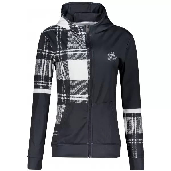  Funktionales Sweatshirt von Frauen auf Reißverschlussprämie ALTISPORT VOJ/ALW098MI02 HEMD 