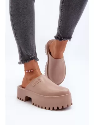 Damenhausschuhe BIG STAR NN274016 BEIGE Big Star Shoes