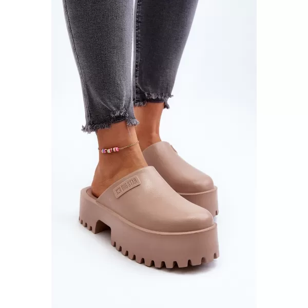  Damenhausschuhe BIG STAR NN274016 BEIGE Big Star Shoes 