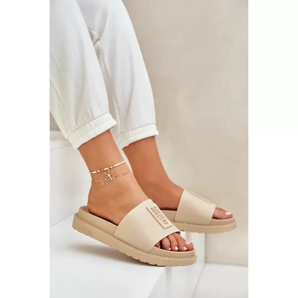  Damenhausschuhe BIG STAR LL274A210 BEIGE Big Star Shoes 