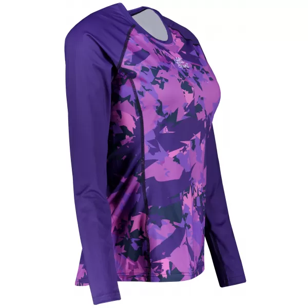  Frauen funktionales t -Shirt mit langen Ärmeln Premium ALTISPORT VOJ/ALW110TR03 LILA 