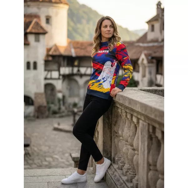  Funktionaler Sweatshirt -Prämie von Frauen ALTISPORT VOJ/ALW036RO/MI01 ROLLE 