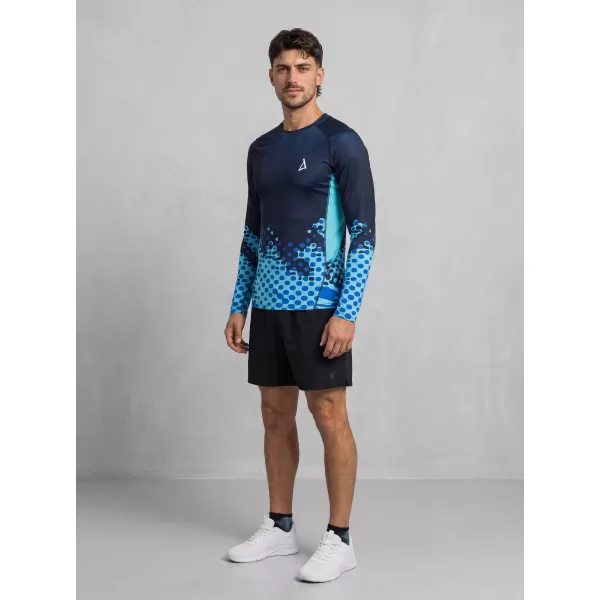 Funktionelle Kompression t -Shirt von Männern mit langarmiger Prämie ALTISPORT VOJ/ALM109TR03 KÖNIGLICH 