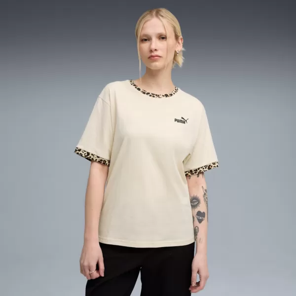  Hemd PUMA ESS GRAPHIC ANIMAL RELAXED TEE 688082-87 WEIß 