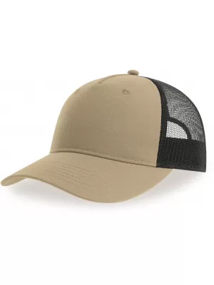 Kappe ATLANTIS | Zion KHAKI/SCHWARZ