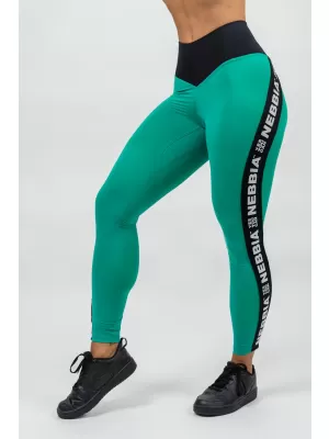 Leggings mit hoher Taille ICONIC 209 GREEN Nebbia