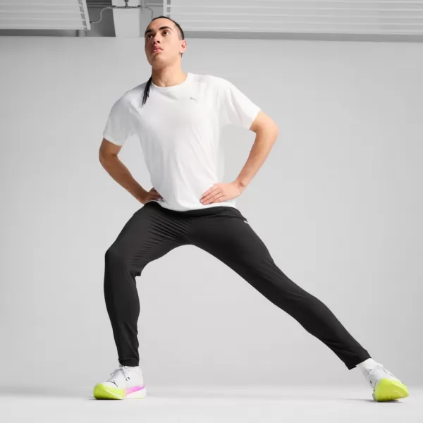  Hose PUMA M RUN VELOCITY TAPERED PANT 526775-01 SCHWARZ 
