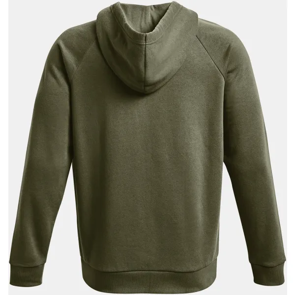  Herren-Sweatshirt UNDER ARMOUR RIVAL FLEECE FZ HOODIE 1379767-390 GRÜN 