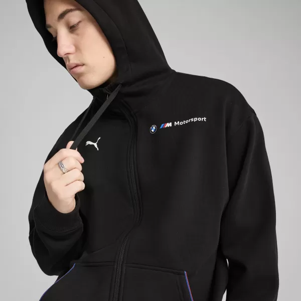  Herren -Sweatshirt PUMA BMW MMS ESS+ FZ HDED JACKET 630629_01 PUMA SCHWARZ 