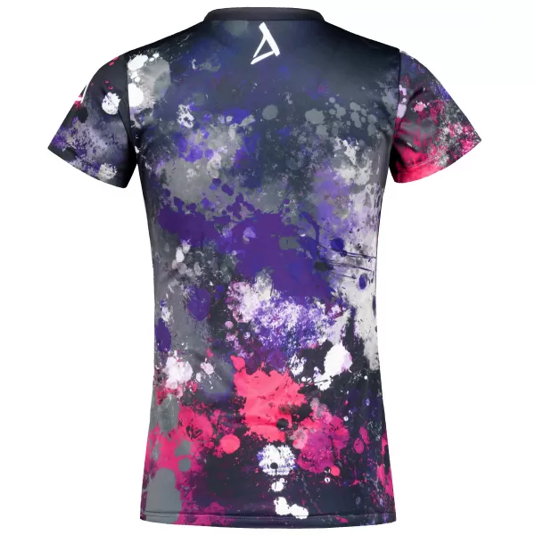  Hochwertiges Funktions-T-Shirt für Damen ALTISPORT VOJ/ALW055TR01 SCHWARZ ROSA 