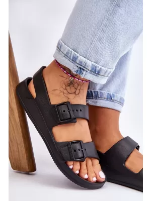 Damensandalen BIG STAR LL274745 SCHWARZ Big Star Shoes