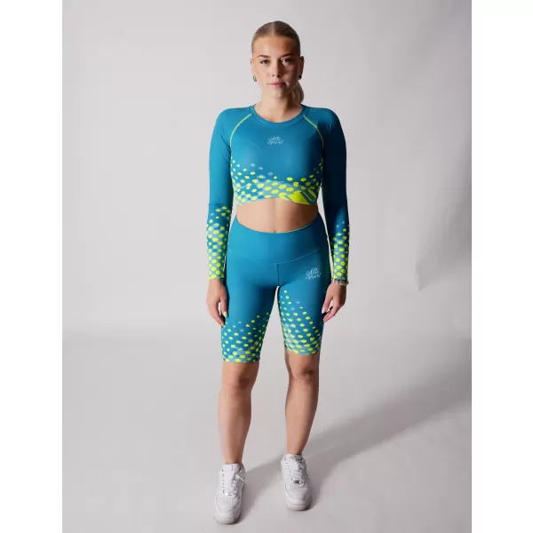  Funktionelle Erntedopie von Frauen ALTISPORT VOJ/ALW109TR04 EMERALD/FLUO GELB 